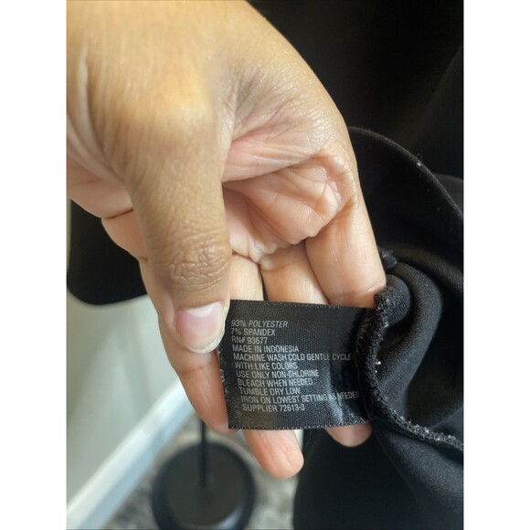 Worthington Elegant & Formal Event Black Sleeveless Comfy Top Size M - Picture 6 of 6